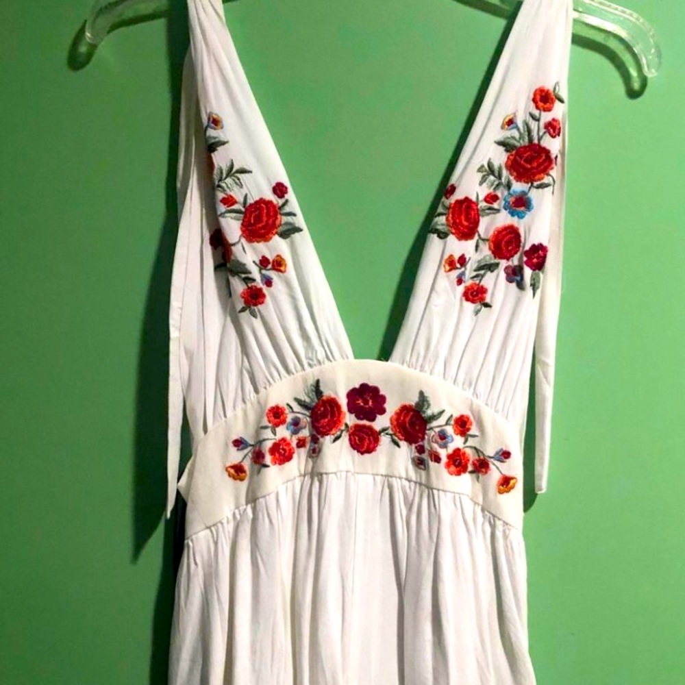 Forever 21 floral romper